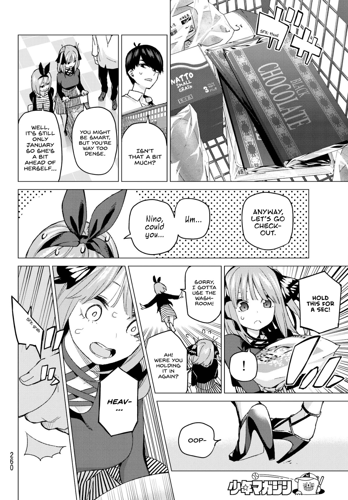 Go-Toubun no Hanayome Chapter 54 page 4 - Chapter 54: Fools’ Battle