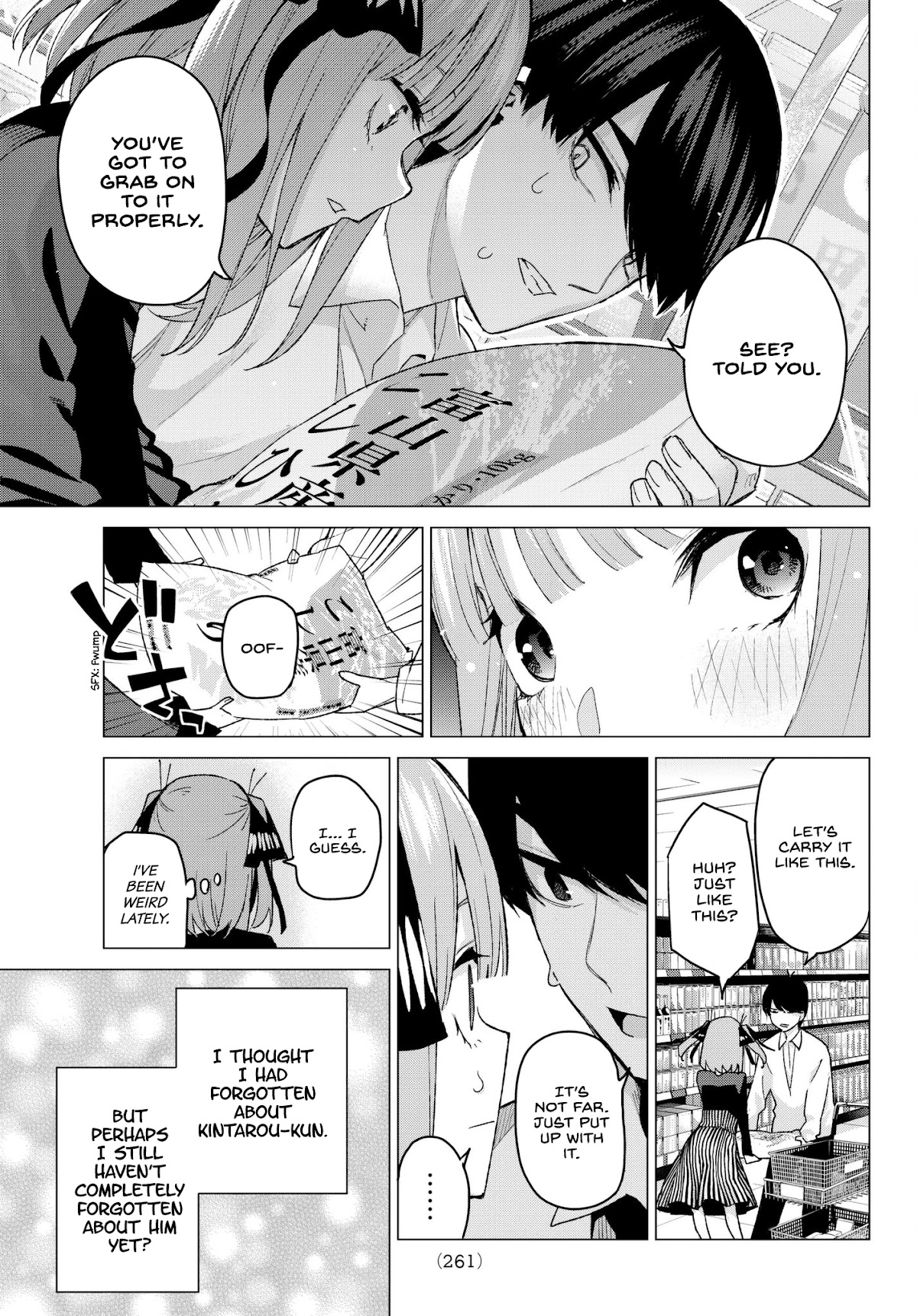 Go-Toubun no Hanayome Chapter 54 page 5 - Chapter 54: Fools’ Battle