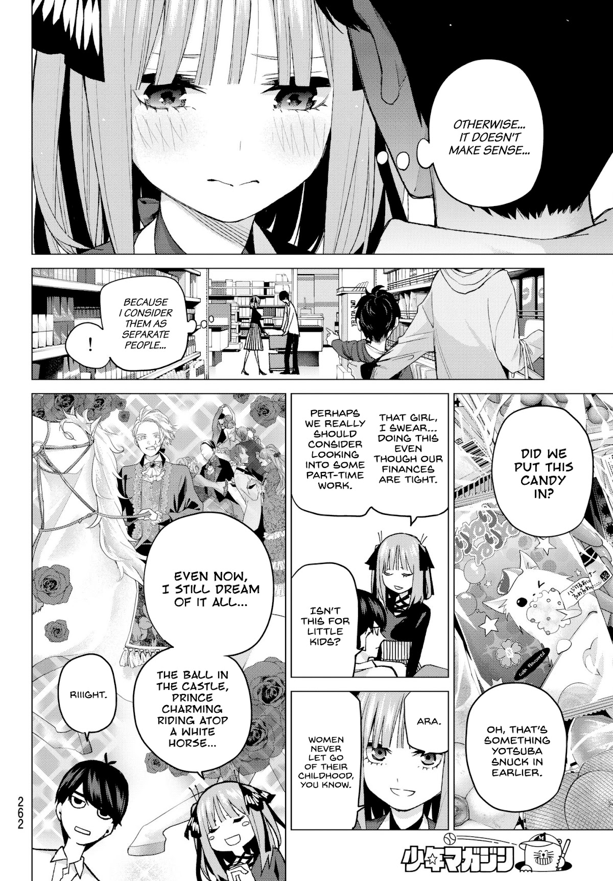 Go-Toubun no Hanayome Chapter 54 page 6 - Chapter 54: Fools’ Battle