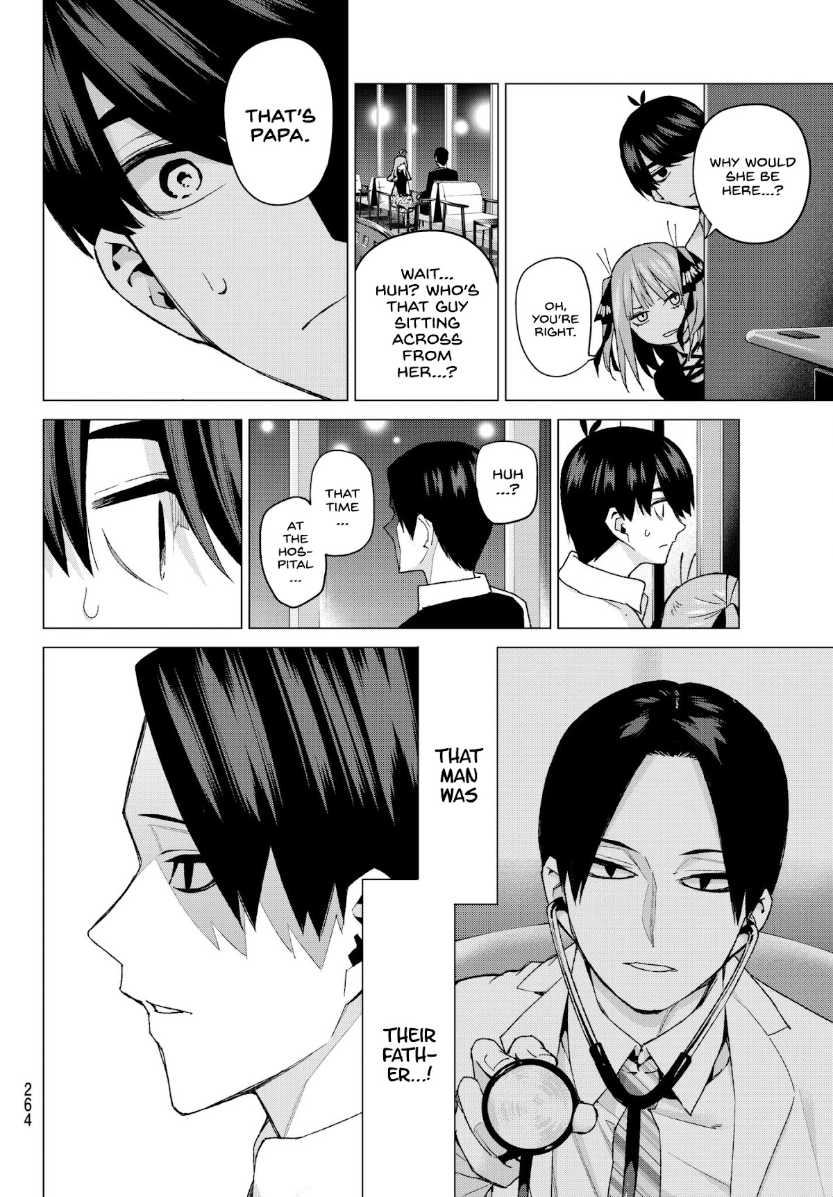 Go-Toubun no Hanayome Chapter 54 page 8 - Chapter 54: Fools’ Battle