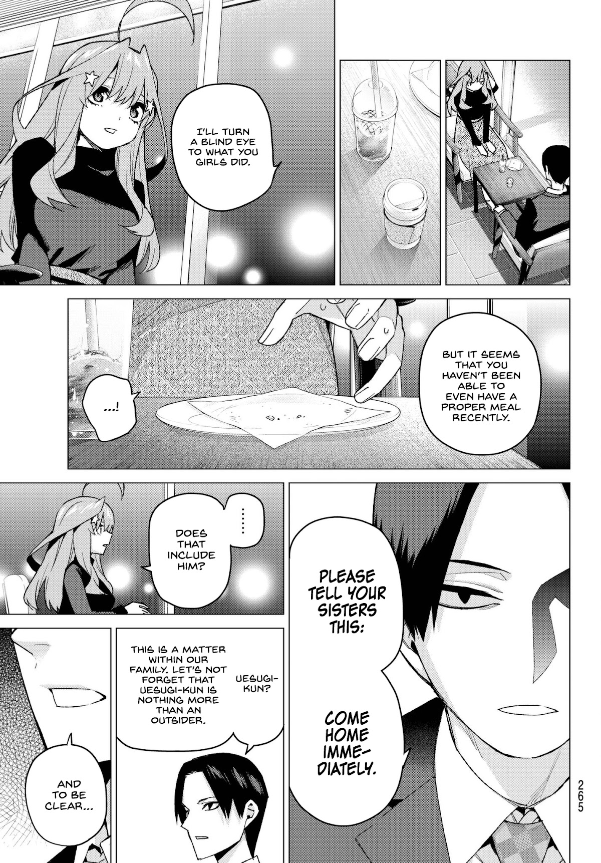Go-Toubun no Hanayome Chapter 54 page 9 - Chapter 54: Fools’ Battle