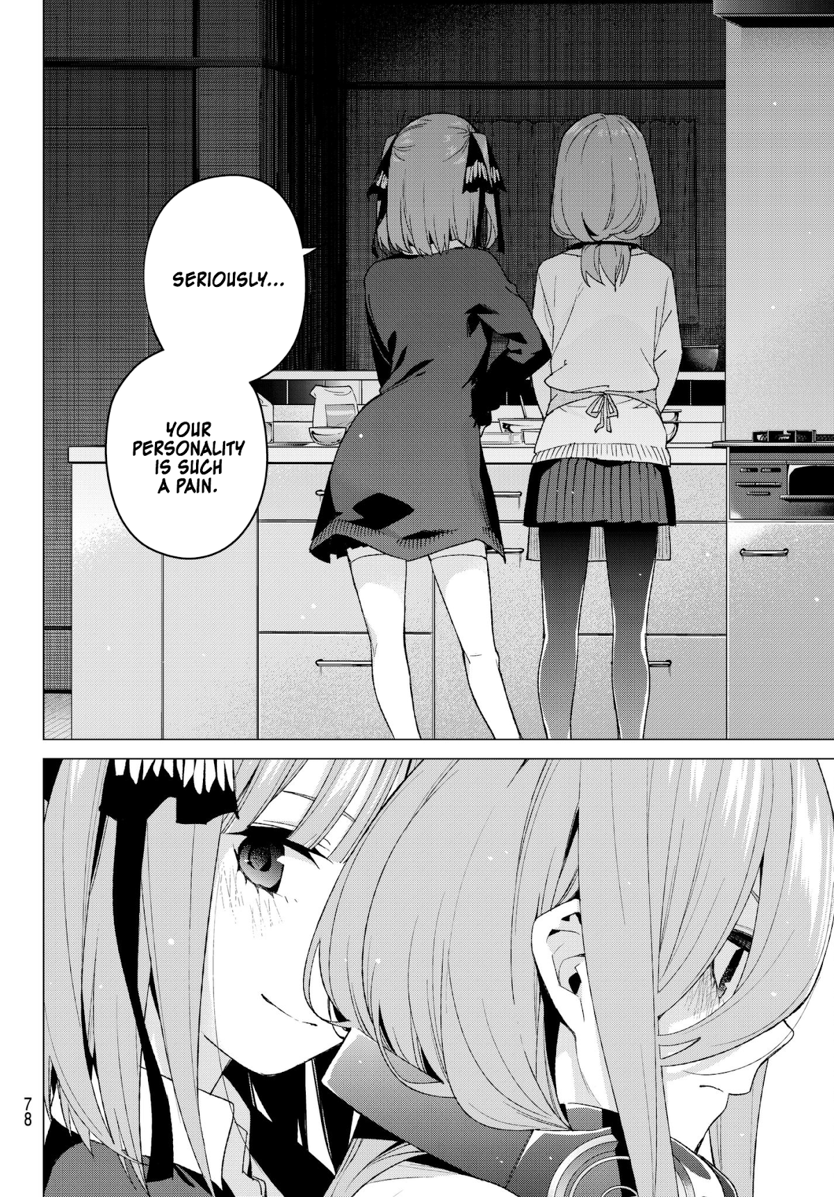 Go-Toubun no Hanayome Chapter 55 page 12 - Chapter 55: The Last Exam - Miku’s Side