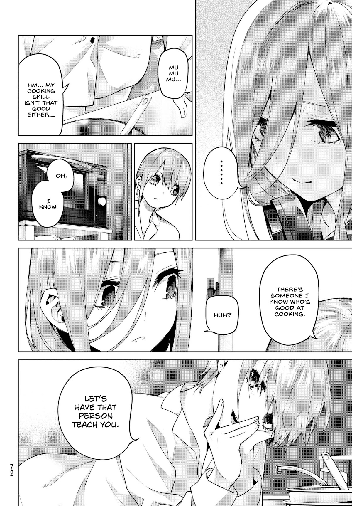 Go-Toubun no Hanayome Chapter 55 page 6 - Chapter 55: The Last Exam - Miku’s Side