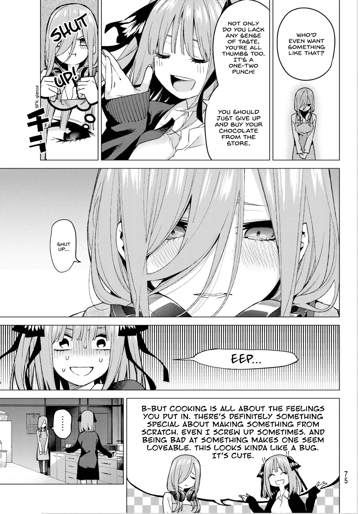 Go-Toubun no Hanayome Chapter 55 page 9 - Chapter 55: The Last Exam - Miku’s Side