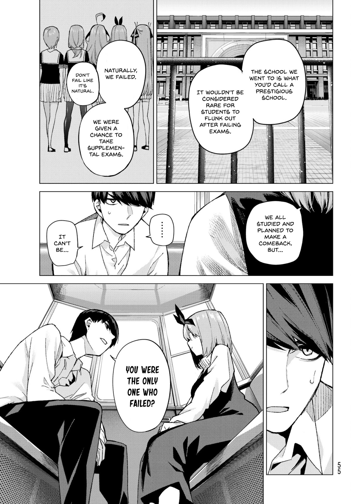 Go-Toubun no Hanayome Chapter 56 page 11 - Chapter 56: The Last Exam - Yotsuba’s Side