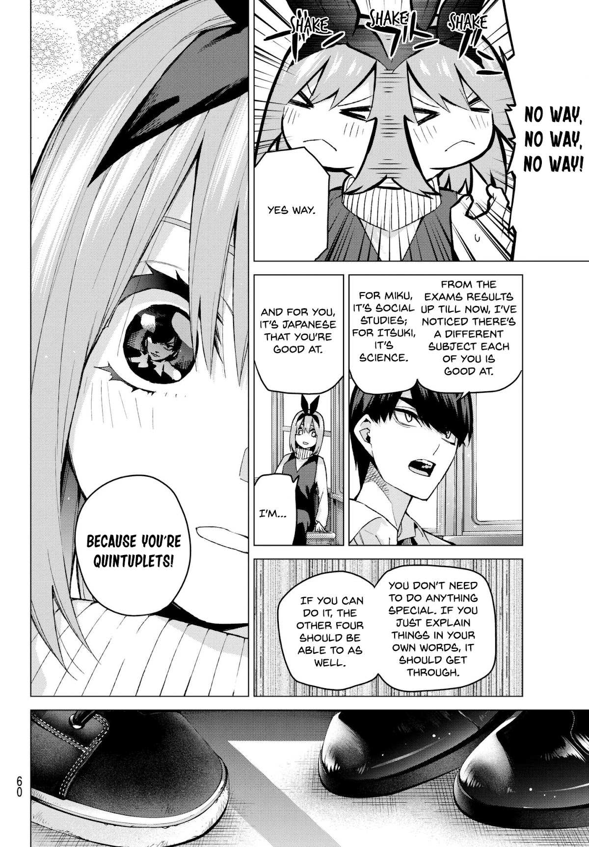 Go-Toubun no Hanayome Chapter 56 page 16 - Chapter 56: The Last Exam - Yotsuba’s Side