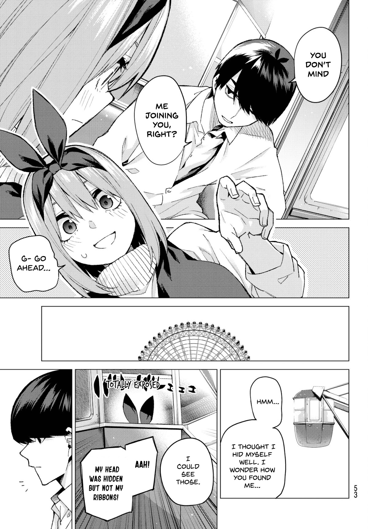 Go-Toubun no Hanayome Chapter 56 page 9 - Chapter 56: The Last Exam - Yotsuba’s Side
