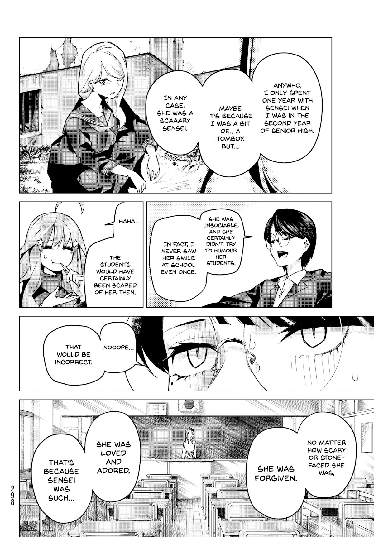 Go-Toubun no Hanayome Chapter 57 page 10 - Chapter 57: The Last Exam - Itsuki’s Side