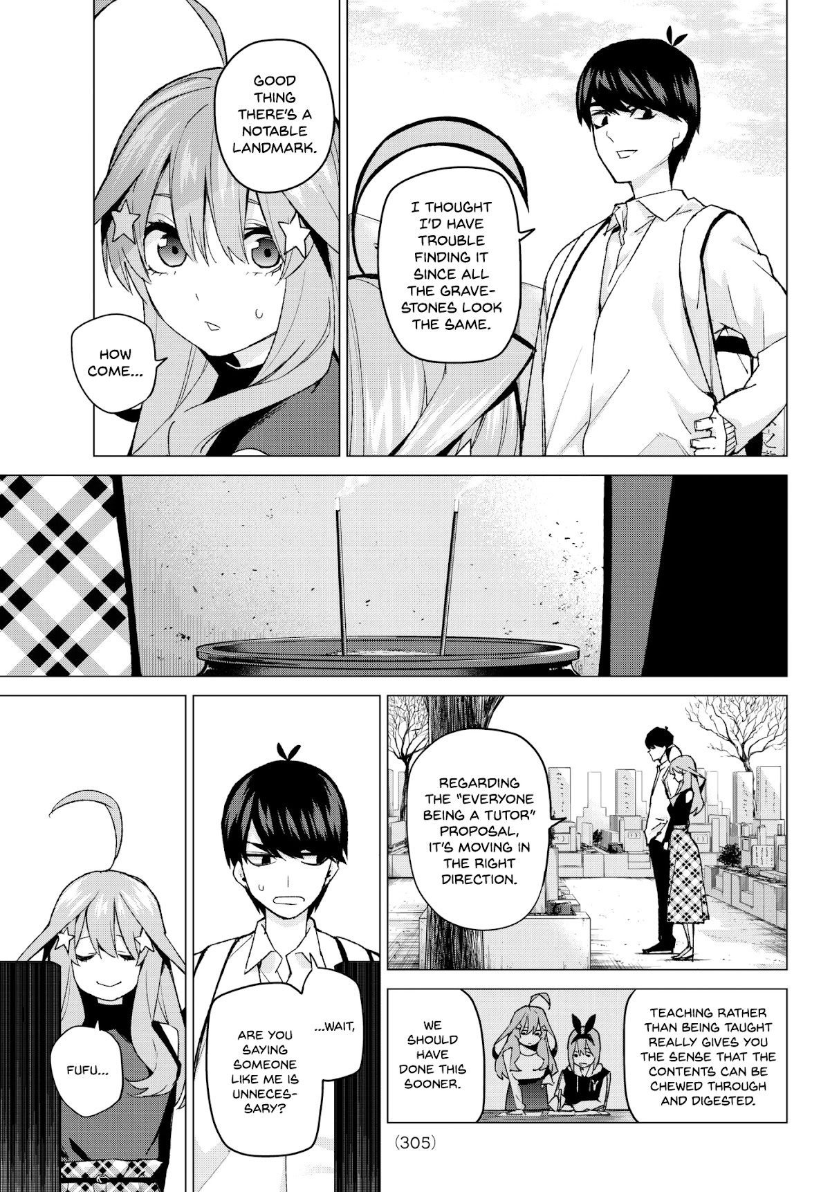 Go-Toubun no Hanayome Chapter 57 page 17 - Chapter 57: The Last Exam - Itsuki’s Side