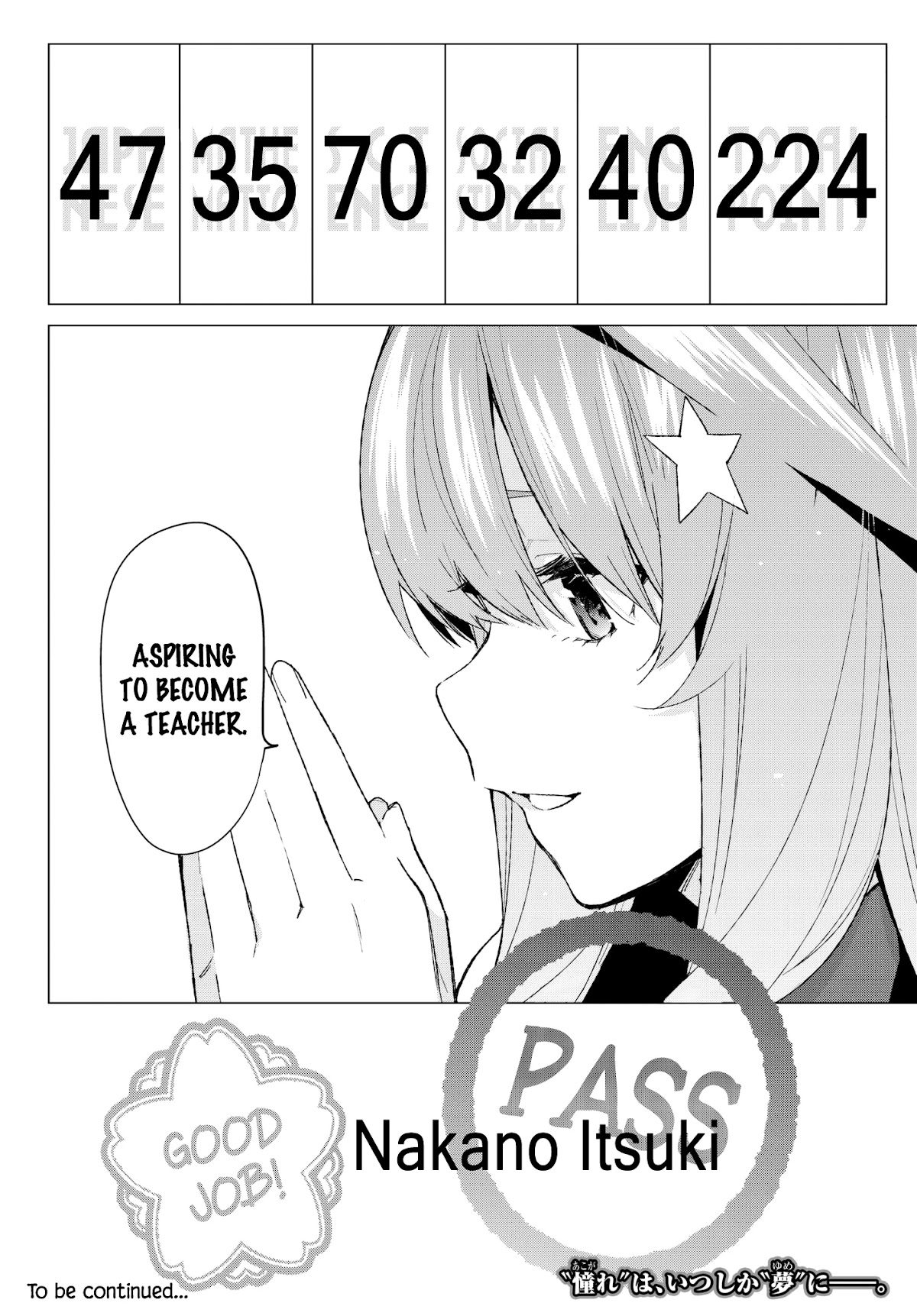 Go-Toubun no Hanayome Chapter 57 page 20 - Chapter 57: The Last Exam - Itsuki’s Side