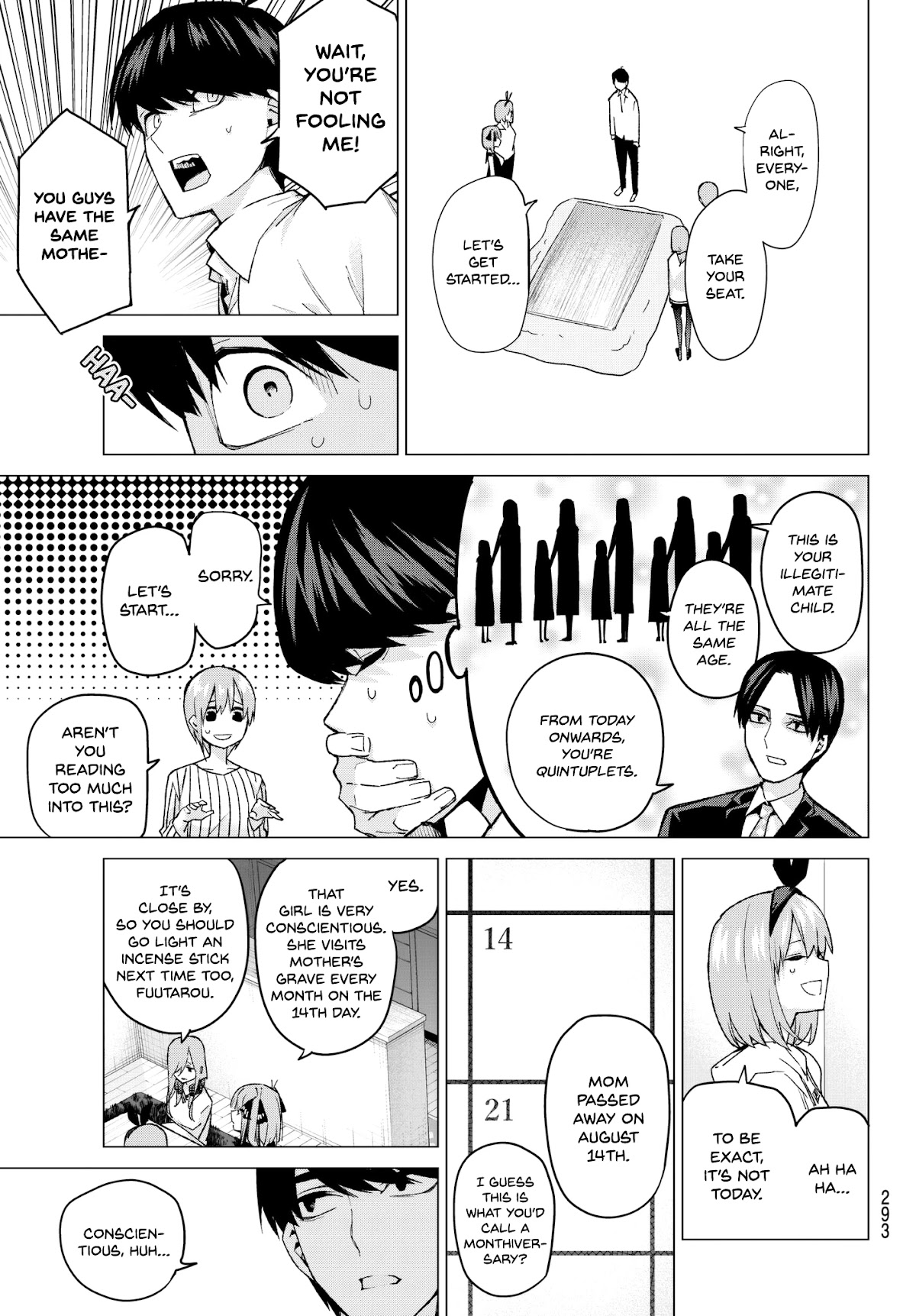 Go-Toubun no Hanayome Chapter 57 page 5 - Chapter 57: The Last Exam - Itsuki’s Side