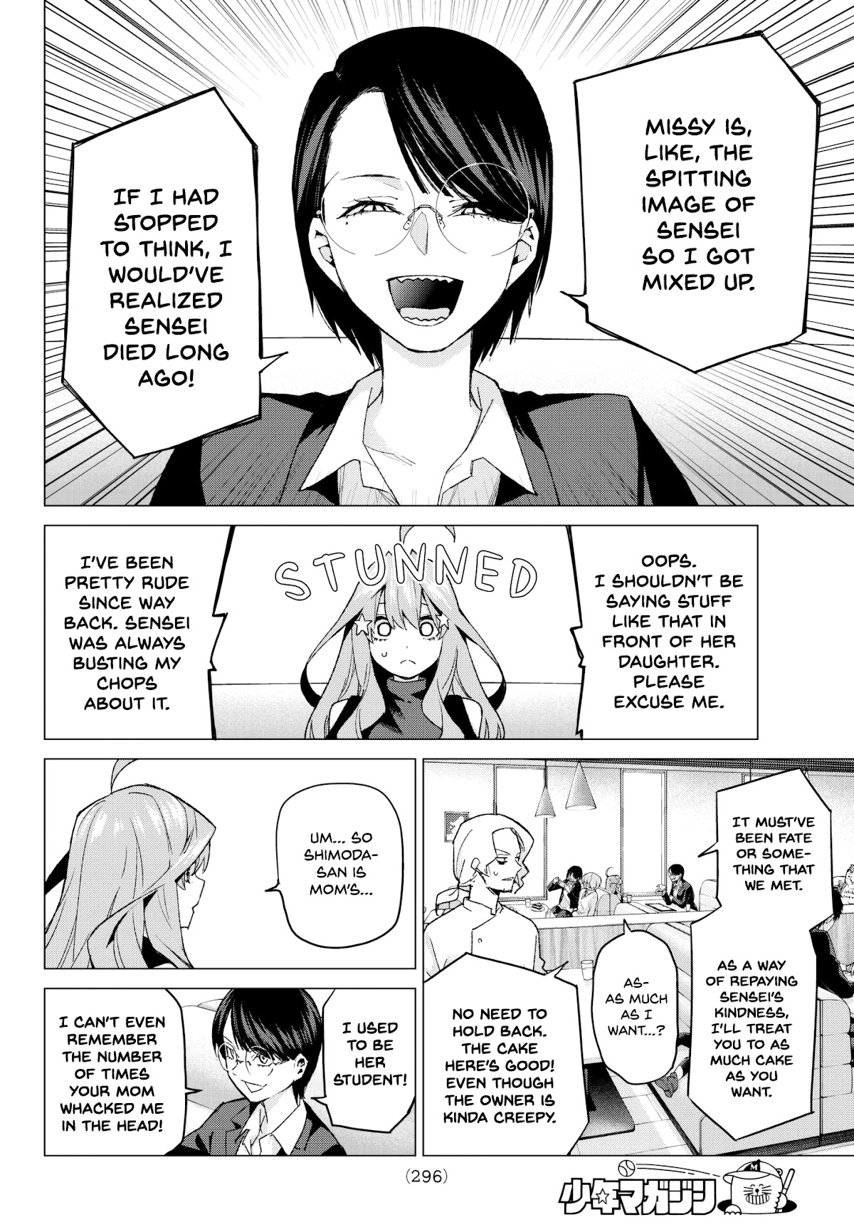 Go-Toubun no Hanayome Chapter 57 page 8 - Chapter 57: The Last Exam - Itsuki’s Side