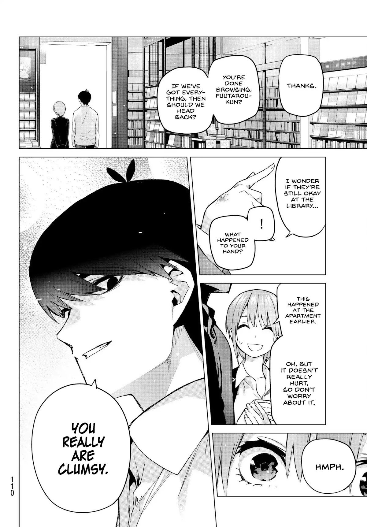 Go-Toubun no Hanayome Chapter 58 page 12 - Chapter 58: The Last Exam - Ichika’s Side