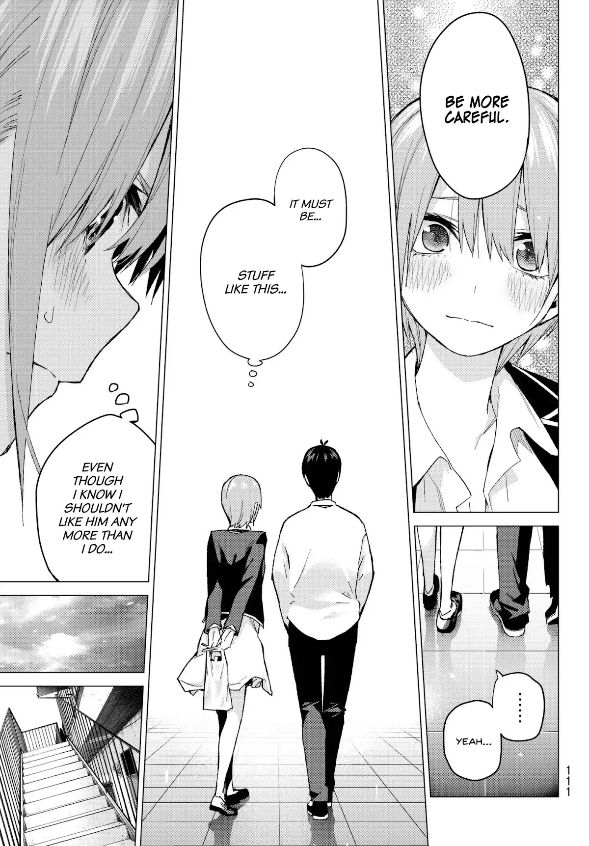 Go-Toubun no Hanayome Chapter 58 page 13 - Chapter 58: The Last Exam - Ichika’s Side