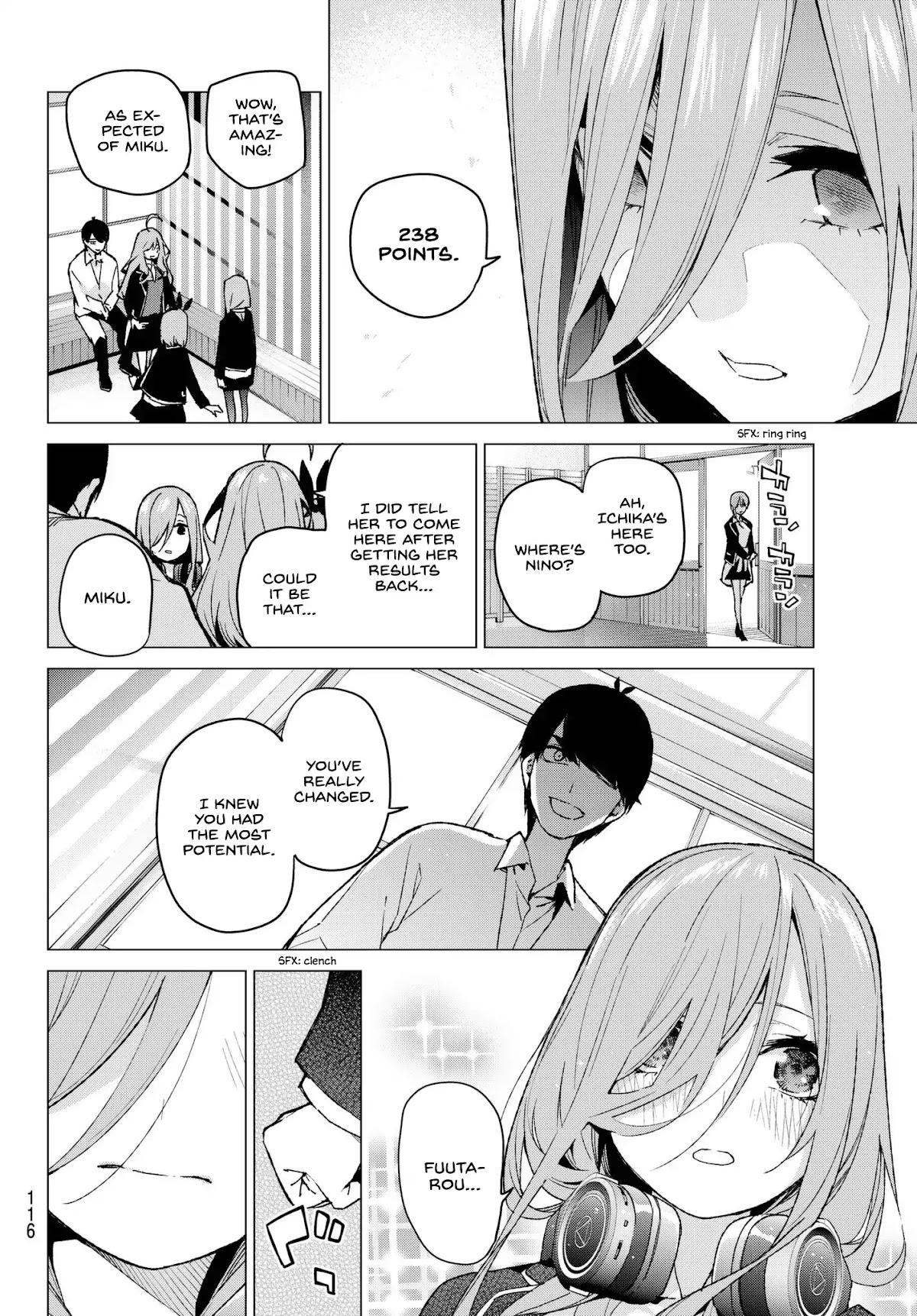Go-Toubun no Hanayome Chapter 58 page 18 - Chapter 58: The Last Exam - Ichika’s Side