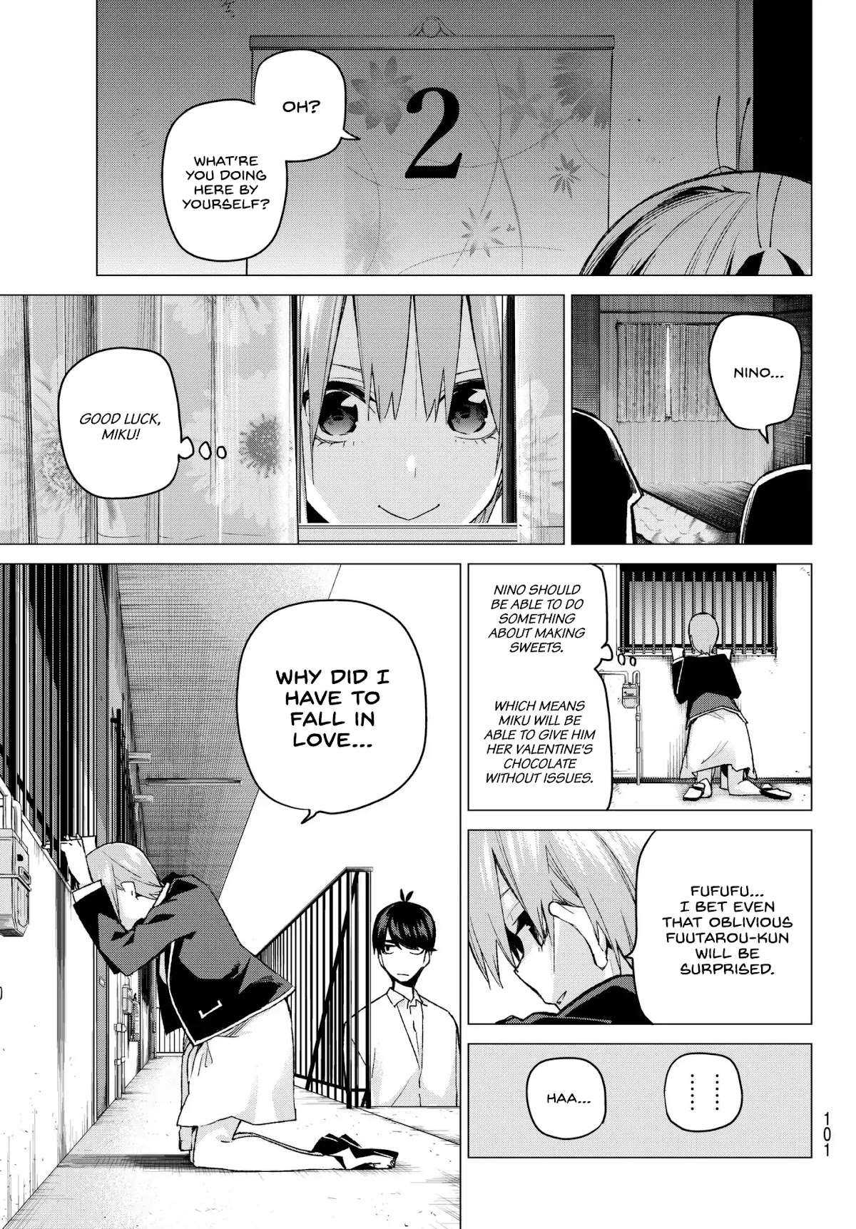 Go-Toubun no Hanayome Chapter 58 page 3 - Chapter 58: The Last Exam - Ichika’s Side