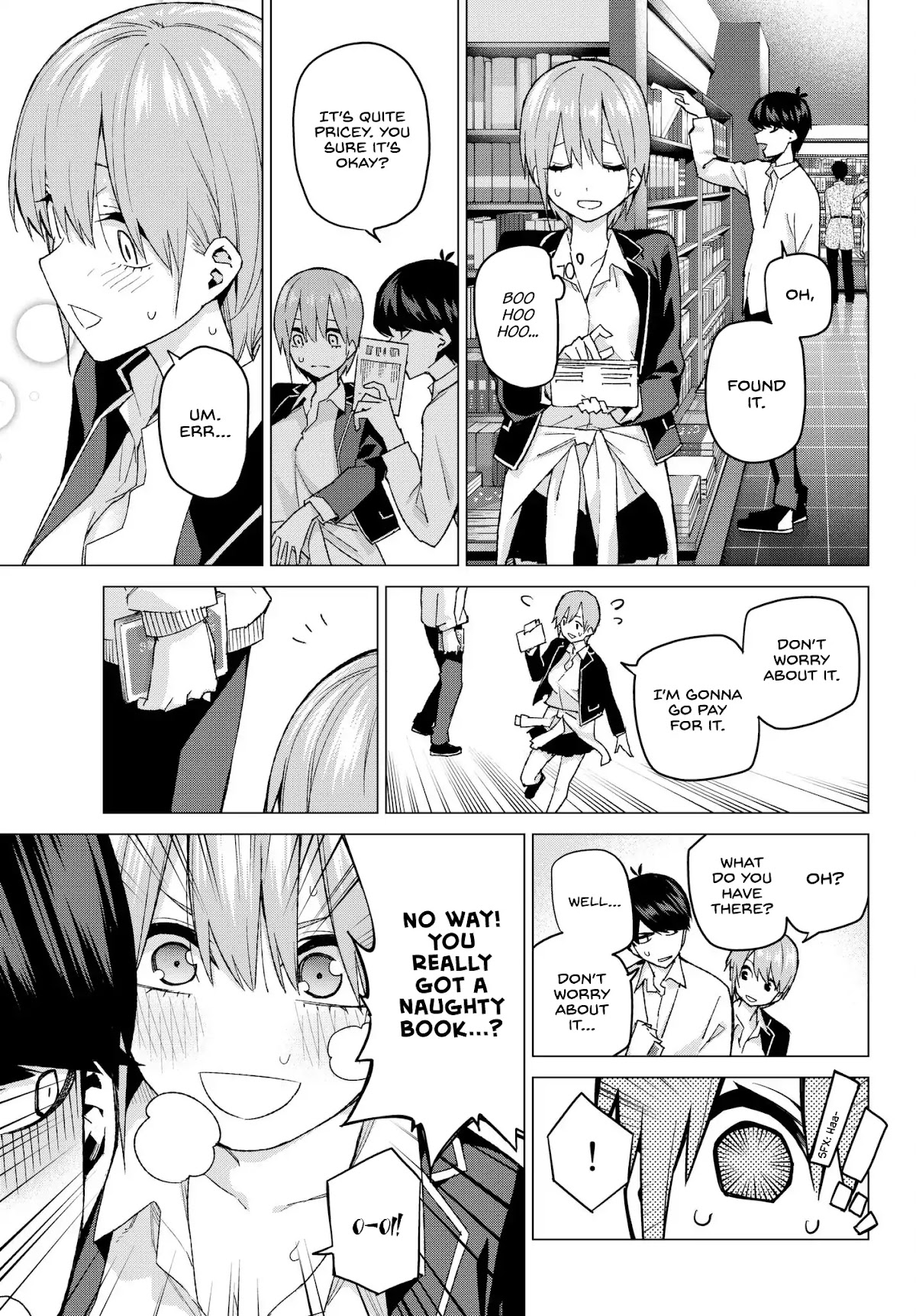 Go-Toubun no Hanayome Chapter 58 page 5 - Chapter 58: The Last Exam - Ichika’s Side