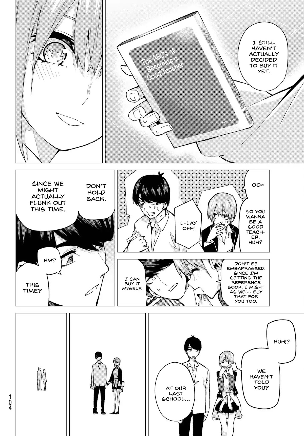 Go-Toubun no Hanayome Chapter 58 page 6 - Chapter 58: The Last Exam - Ichika’s Side