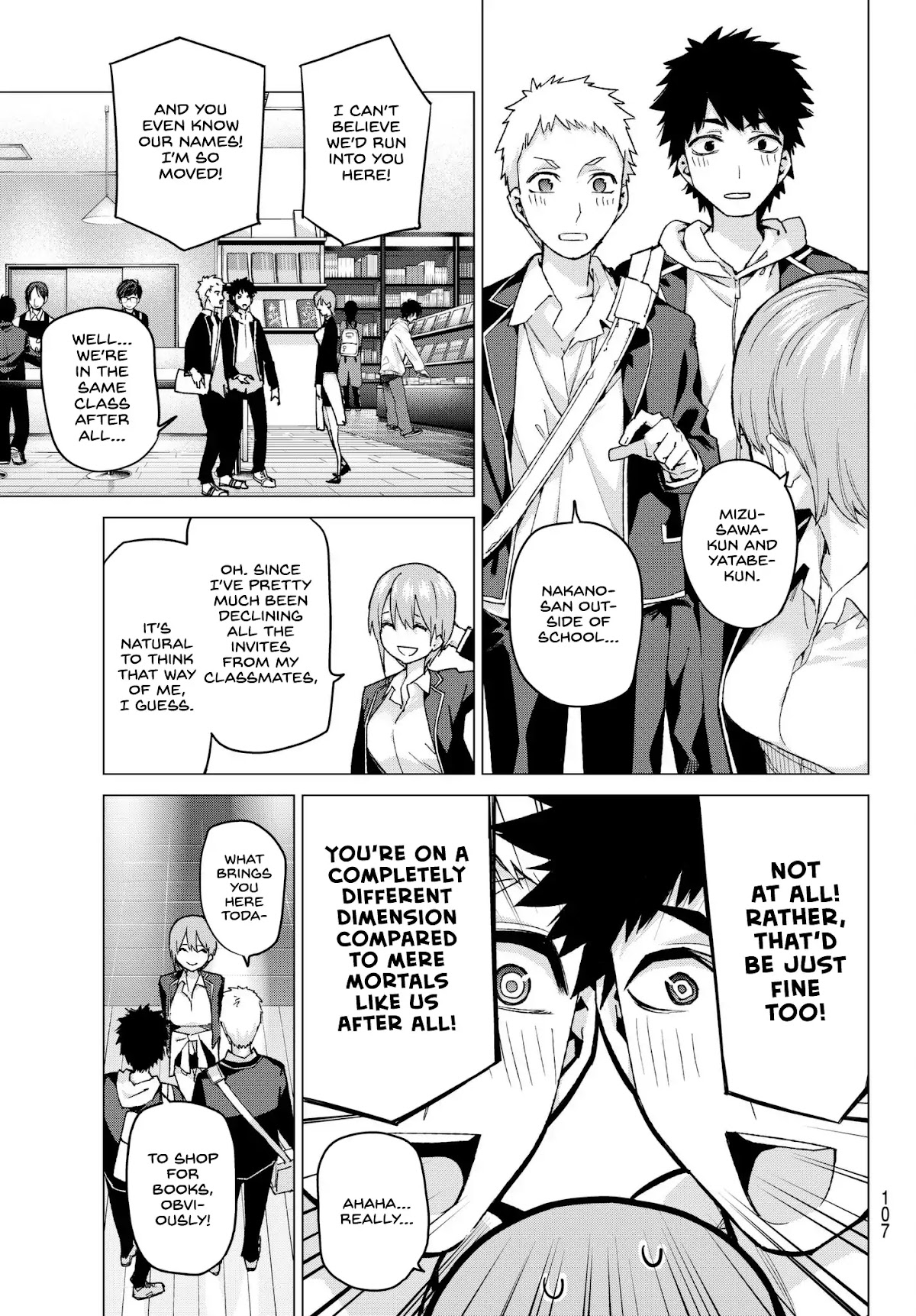 Go-Toubun no Hanayome Chapter 58 page 9 - Chapter 58: The Last Exam - Ichika’s Side