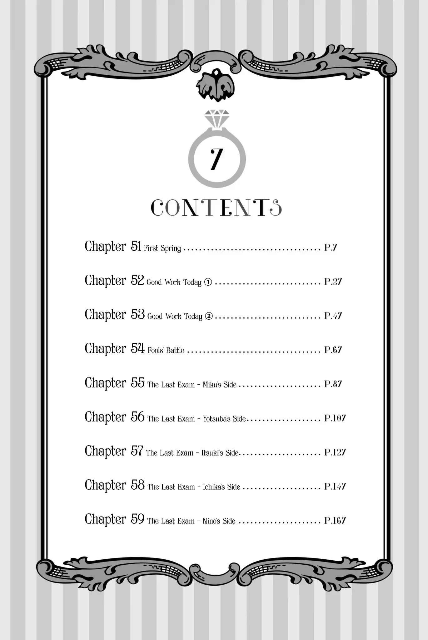 Go-Toubun no Hanayome Chapter 59.5 page 7 - Chapter 59.5: Vol 7 Extras