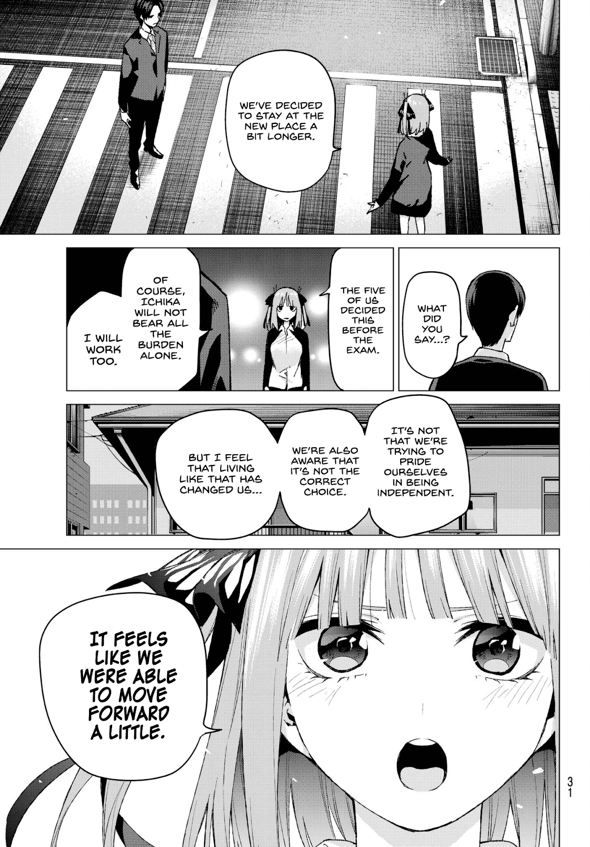 Go-Toubun no Hanayome Chapter 59 page 11 - Chapter 59: The Last Exam - Nino’s Side