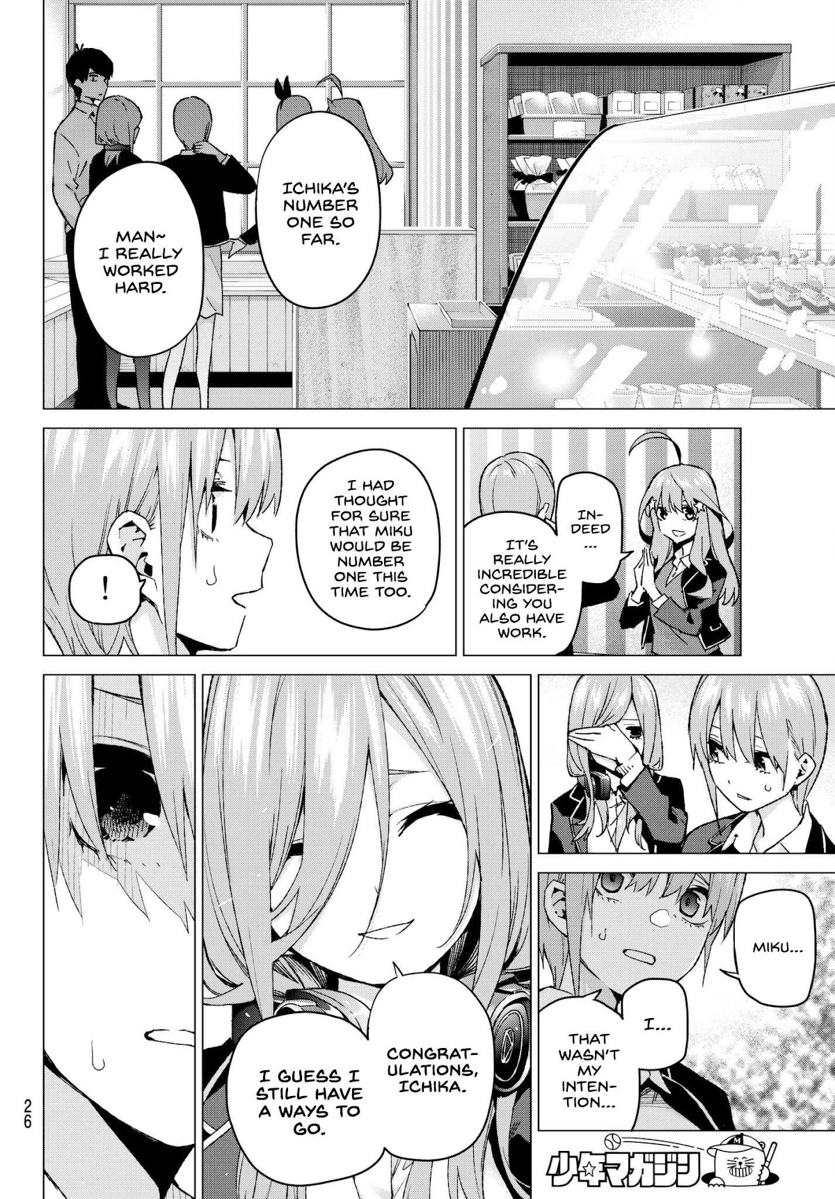 Go-Toubun no Hanayome Chapter 59 page 6 - Chapter 59: The Last Exam - Nino’s Side