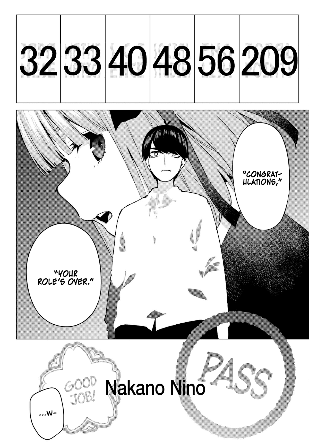 Go-Toubun no Hanayome Chapter 59 page 8 - Chapter 59: The Last Exam - Nino’s Side