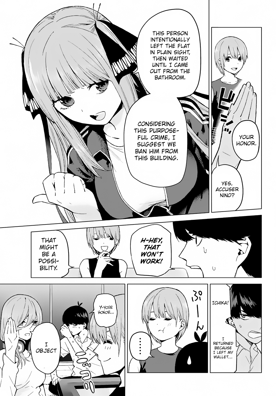 Go-Toubun no Hanayome Chapter 6 page 4 - Chapter 6: Open the door