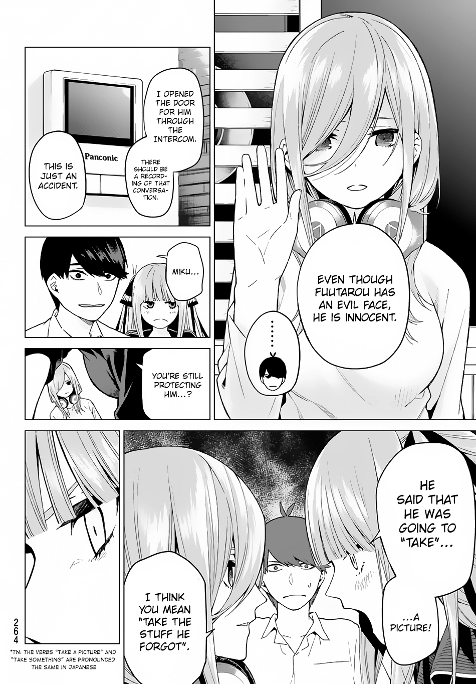 Go-Toubun no Hanayome Chapter 6 page 5 - Chapter 6: Open the door