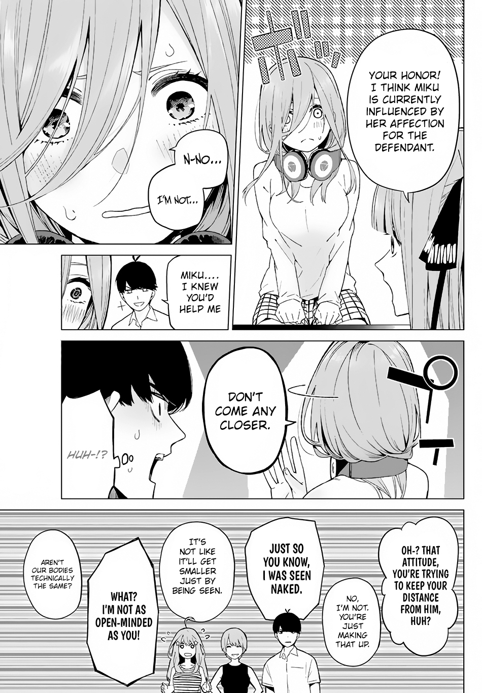 Go-Toubun no Hanayome Chapter 6 page 6 - Chapter 6: Open the door