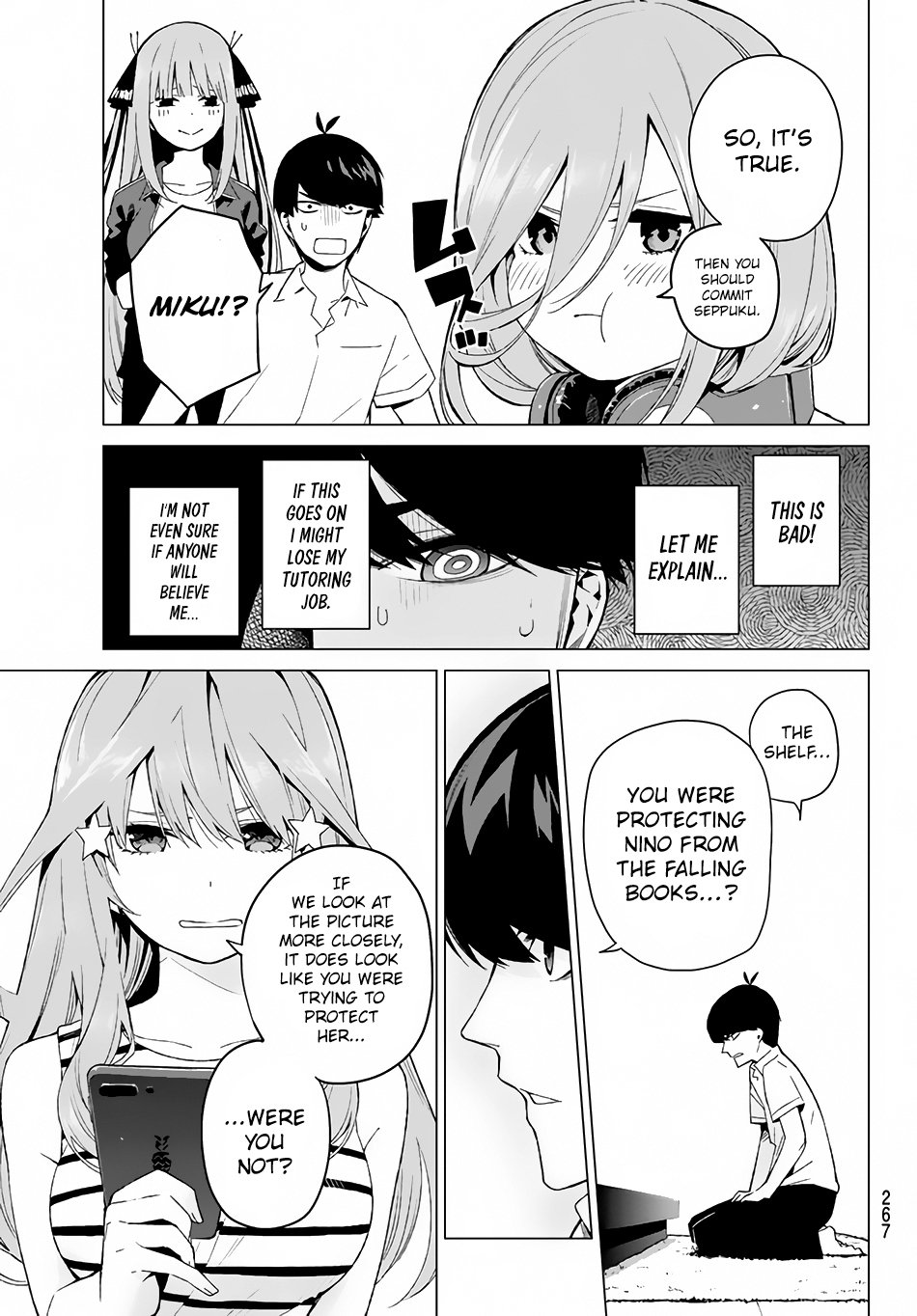 Go-Toubun no Hanayome Chapter 6 page 8 - Chapter 6: Open the door