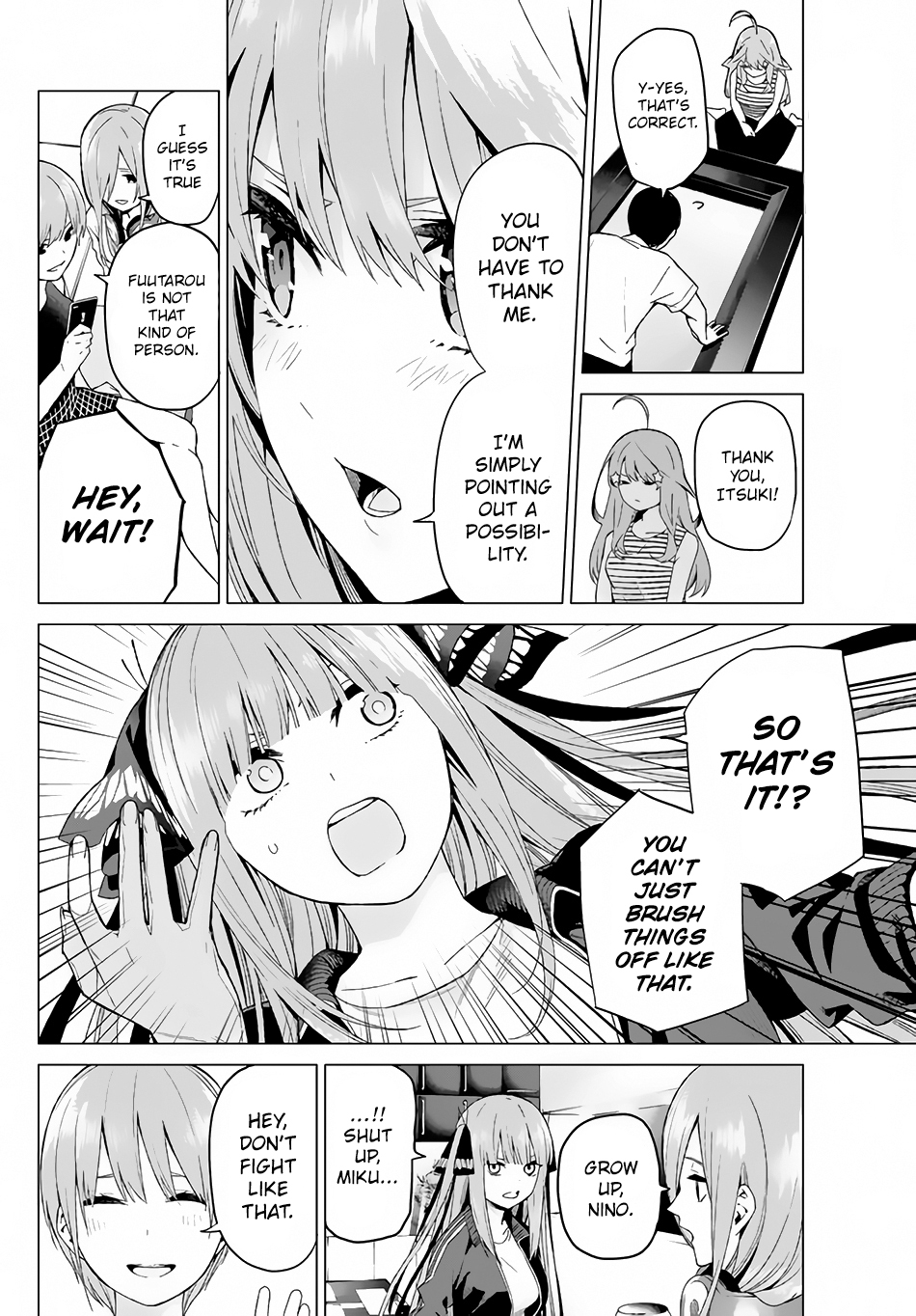 Go-Toubun no Hanayome Chapter 6 page 9 - Chapter 6: Open the door