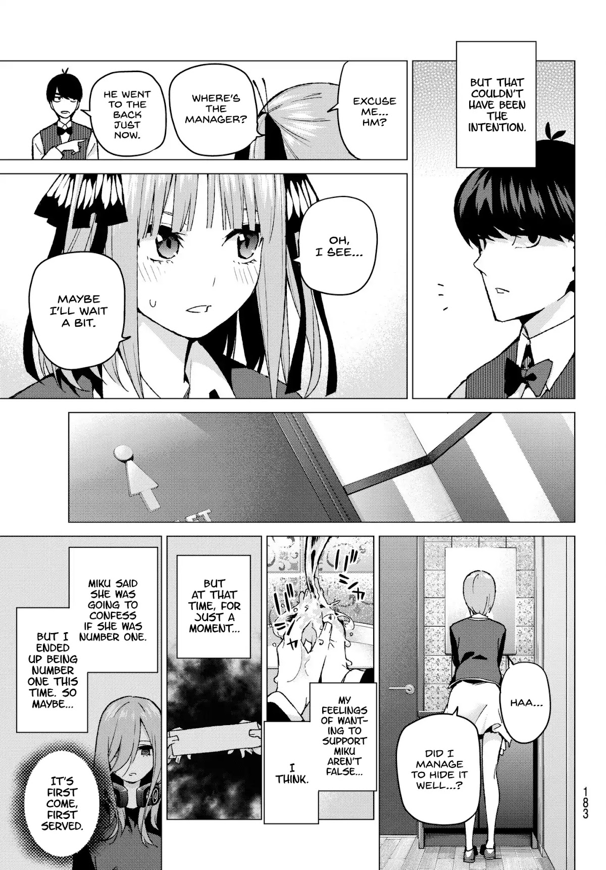 Go-Toubun no Hanayome Chapter 60 page 11 - Chapter 60: The Conquest Begins