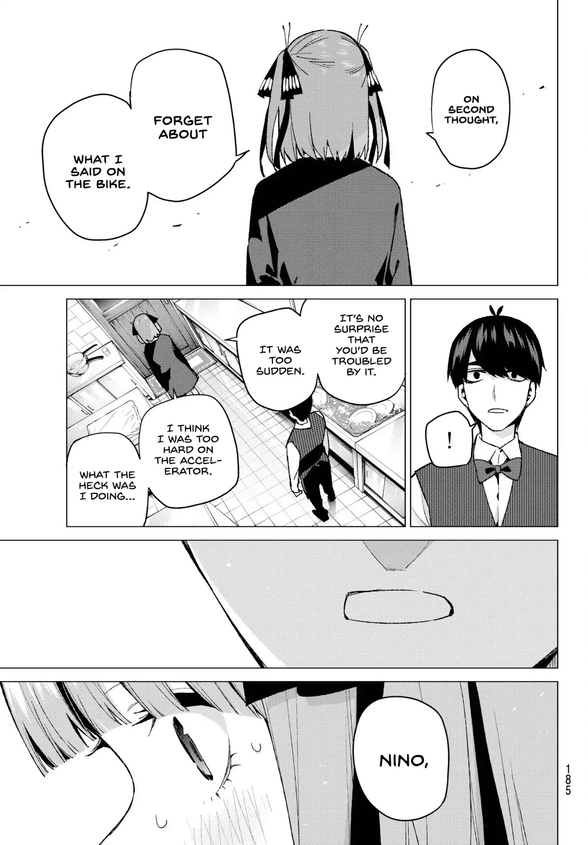 Go-Toubun no Hanayome Chapter 60 page 13 - Chapter 60: The Conquest Begins