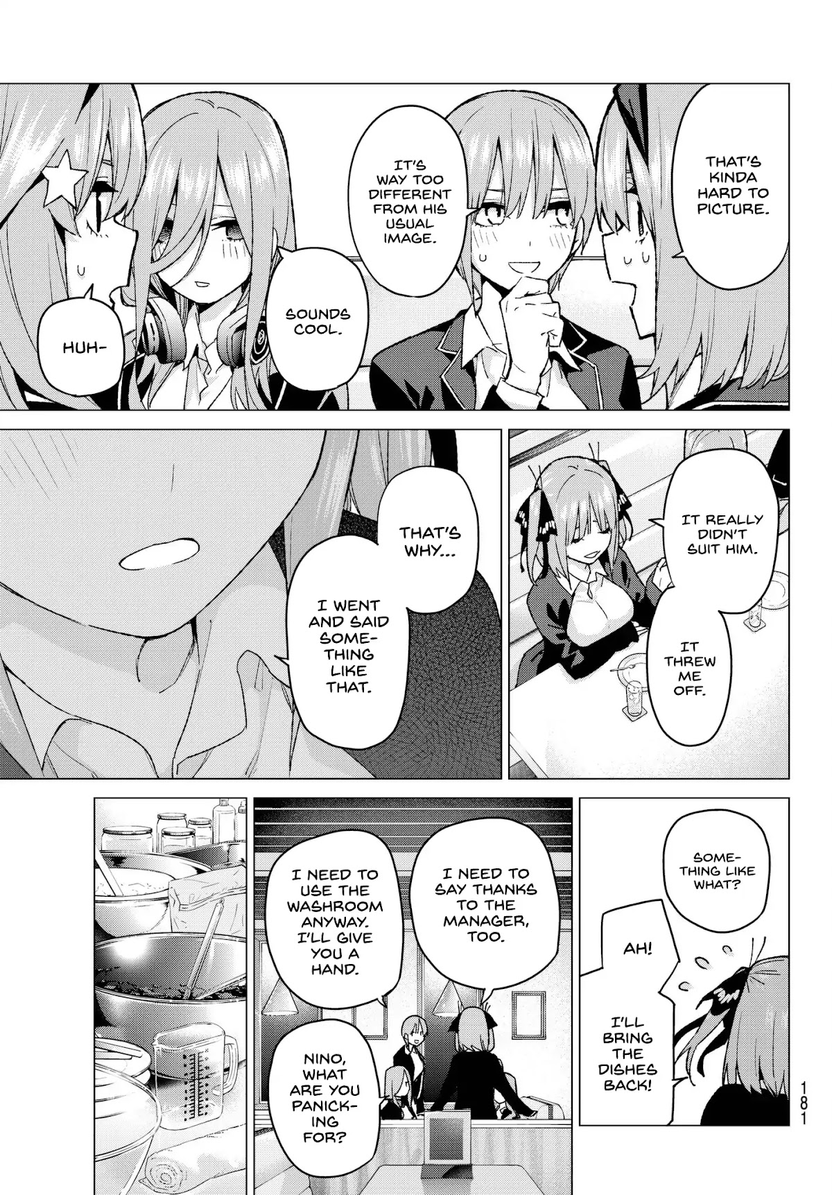 Go-Toubun no Hanayome Chapter 60 page 9 - Chapter 60: The Conquest Begins