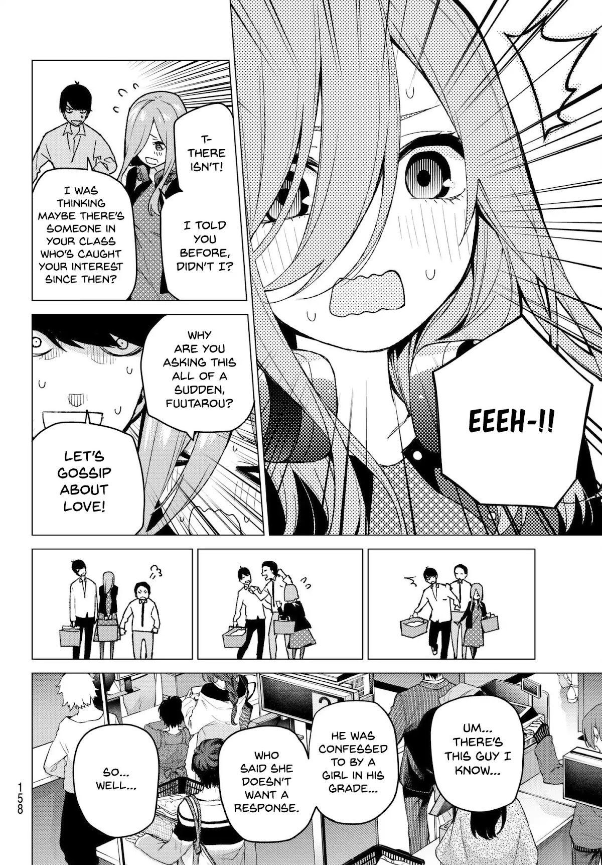 Go-Toubun no Hanayome Chapter 61 page 10 - Chapter 61: Scrambled Eggs ①