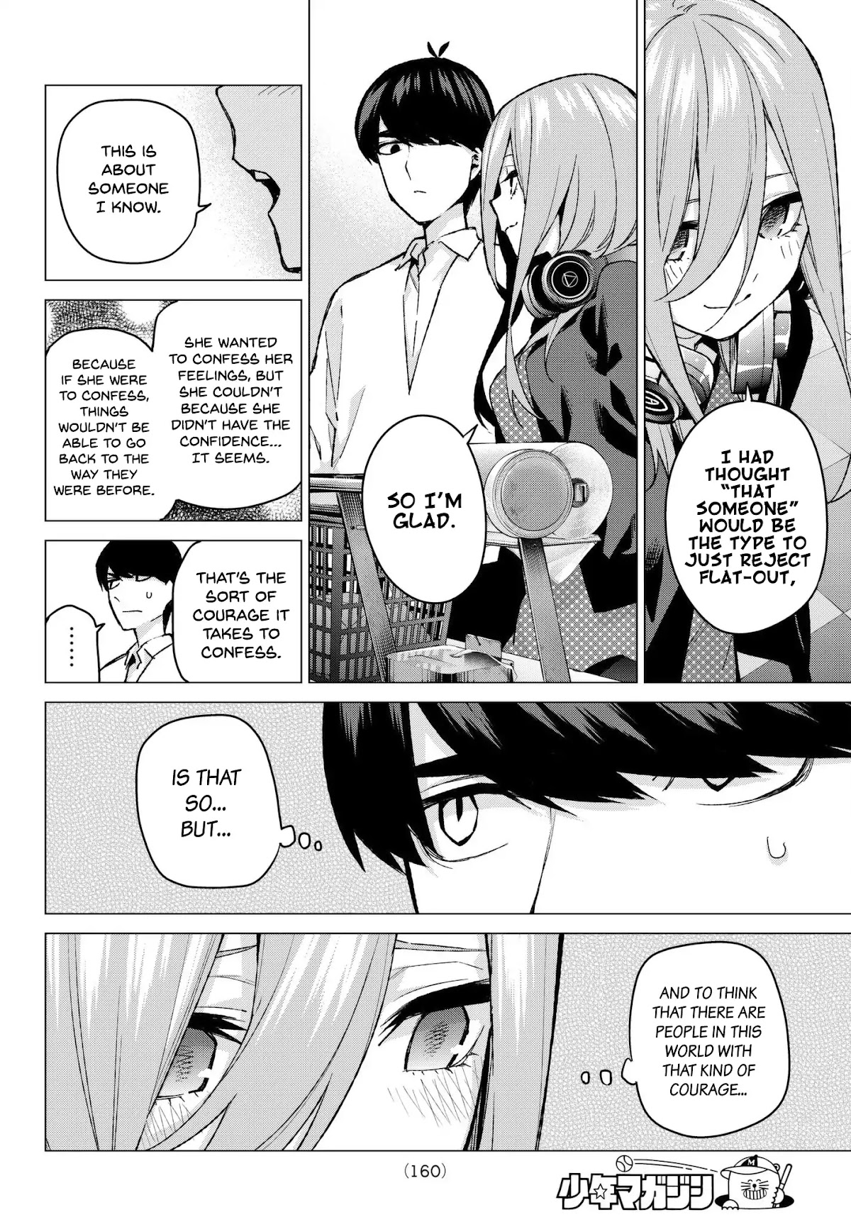 Go-Toubun no Hanayome Chapter 61 page 12 - Chapter 61: Scrambled Eggs ①