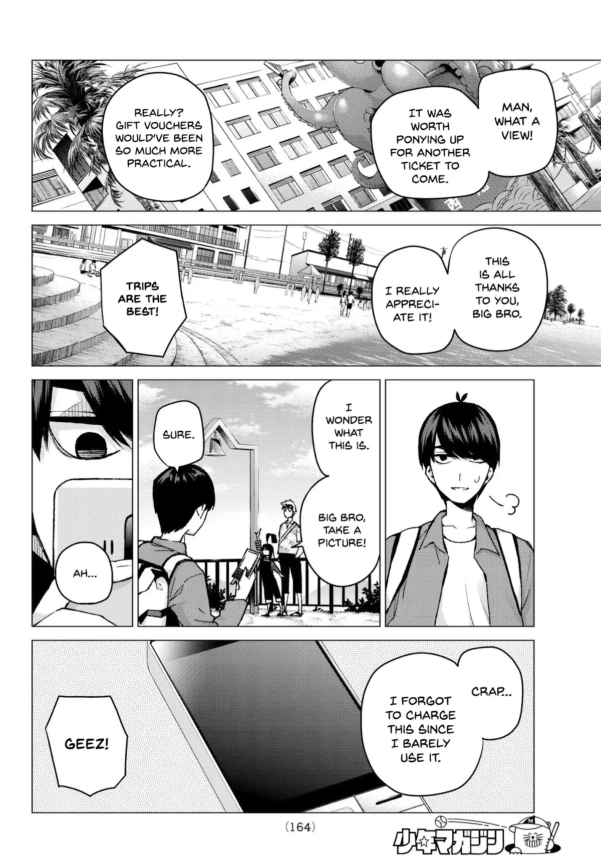 Go-Toubun no Hanayome Chapter 61 page 15 - Chapter 61: Scrambled Eggs ①