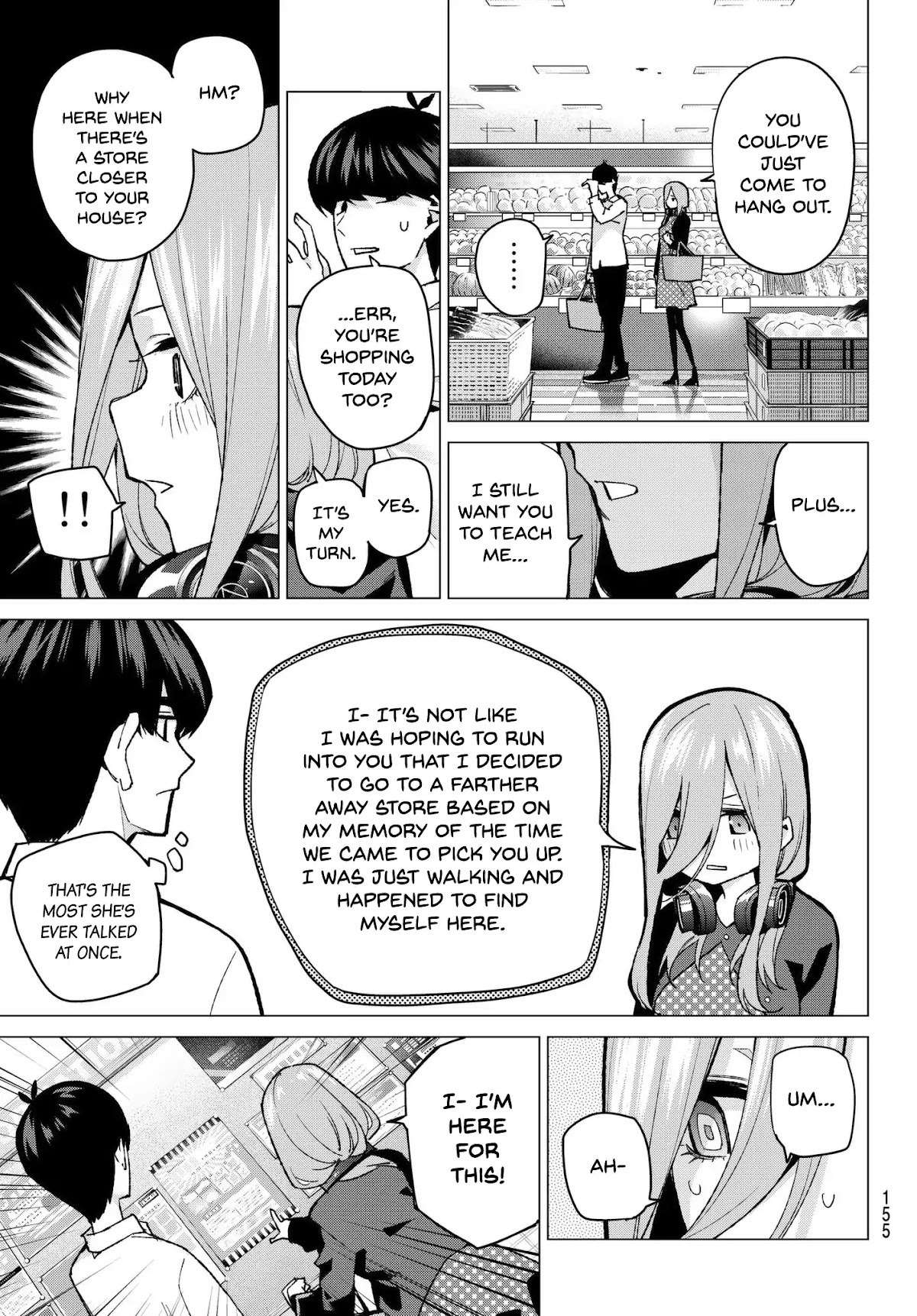 Go-Toubun no Hanayome Chapter 61 page 7 - Chapter 61: Scrambled Eggs ①