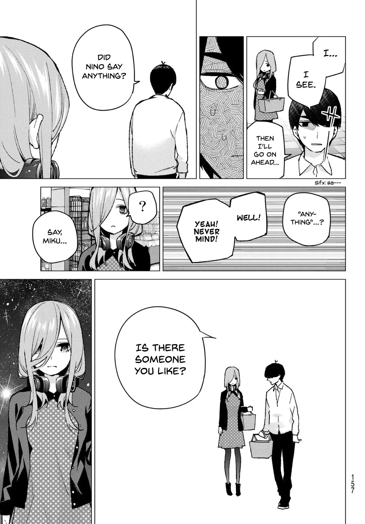 Go-Toubun no Hanayome Chapter 61 page 9 - Chapter 61: Scrambled Eggs ①