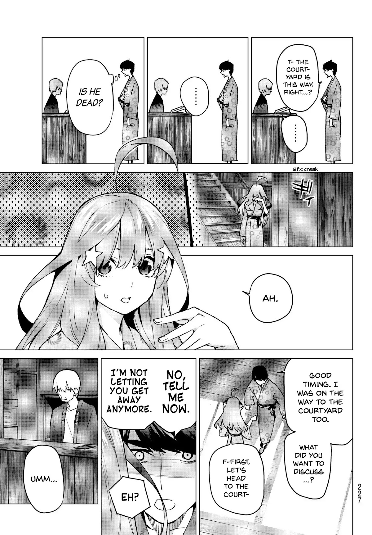 Go-Toubun no Hanayome Chapter 62 page 15 - Chapter 62: Scrambled Eggs ②