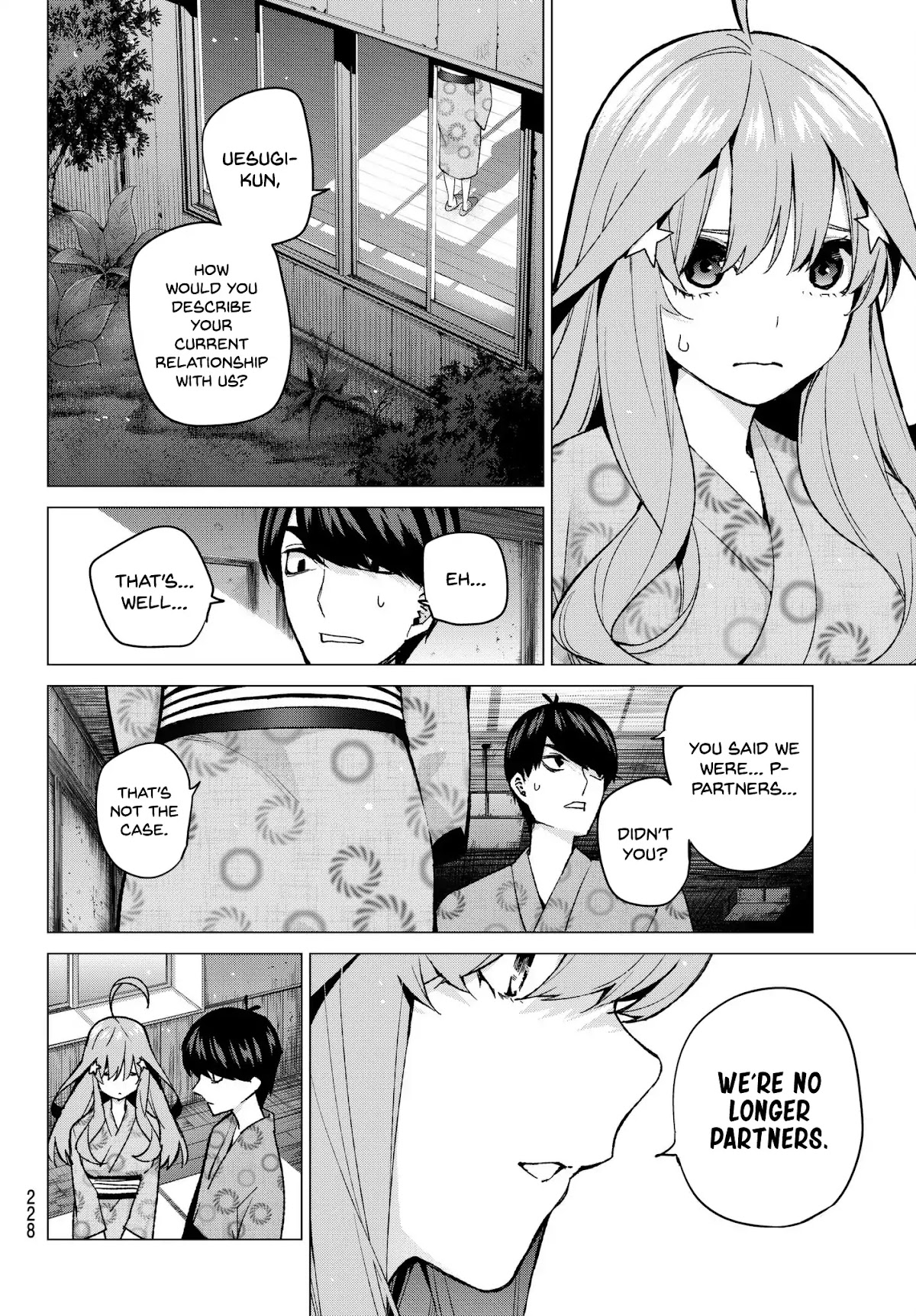 Go-Toubun no Hanayome Chapter 62 page 16 - Chapter 62: Scrambled Eggs ②