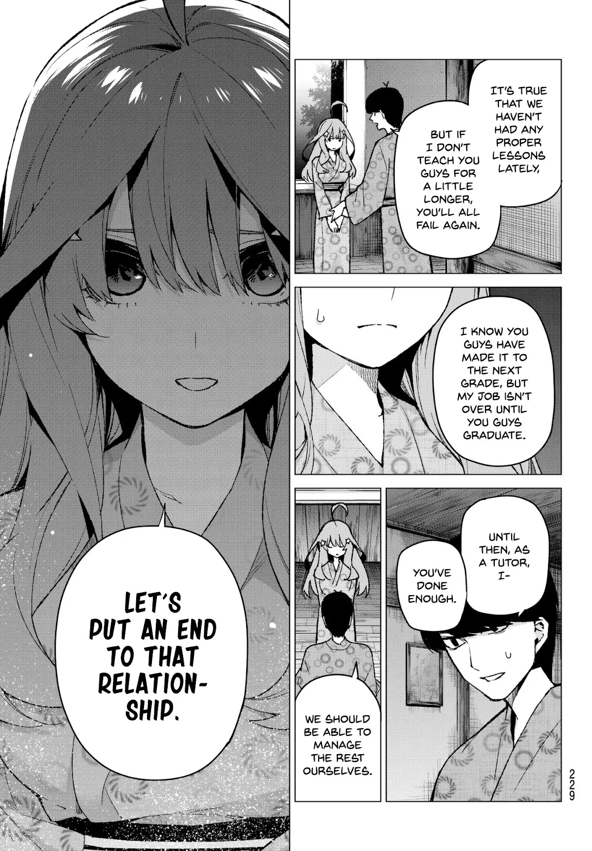 Go-Toubun no Hanayome Chapter 62 page 17 - Chapter 62: Scrambled Eggs ②