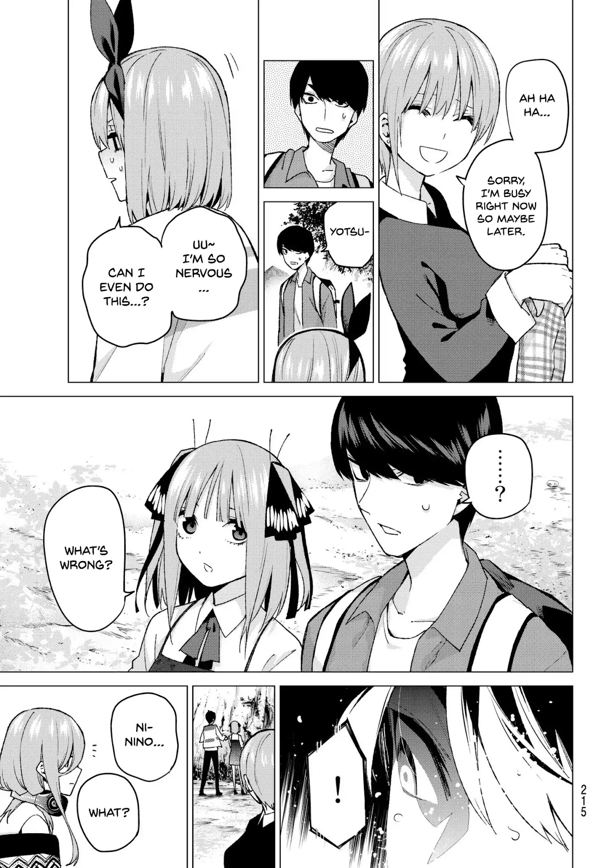 Go-Toubun no Hanayome Chapter 62 page 3 - Chapter 62: Scrambled Eggs ②