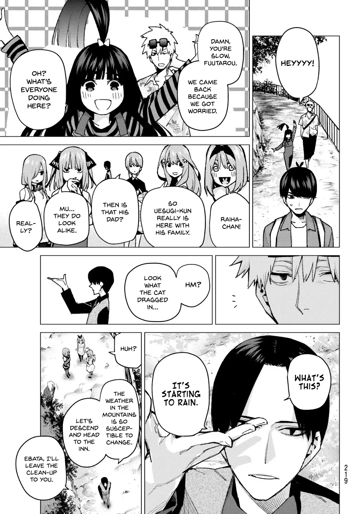 Go-Toubun no Hanayome Chapter 62 page 7 - Chapter 62: Scrambled Eggs ②