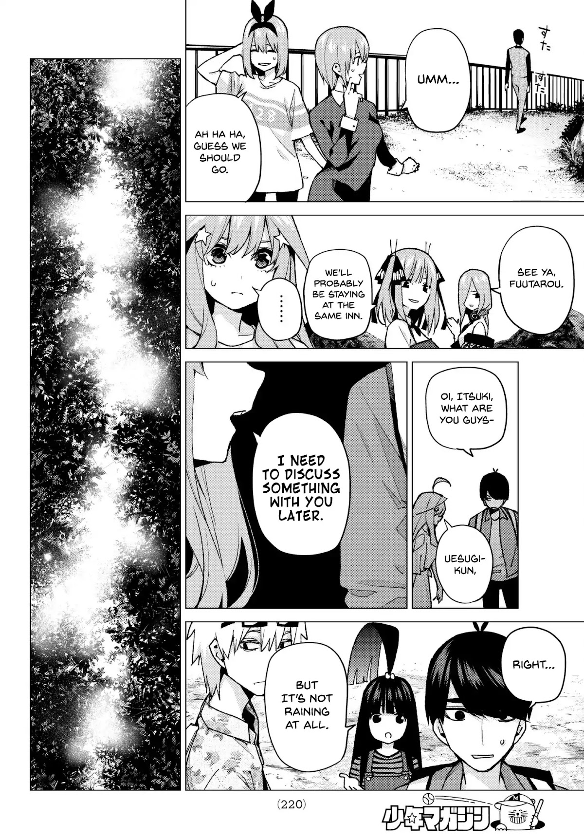 Go-Toubun no Hanayome Chapter 62 page 8 - Chapter 62: Scrambled Eggs ②
