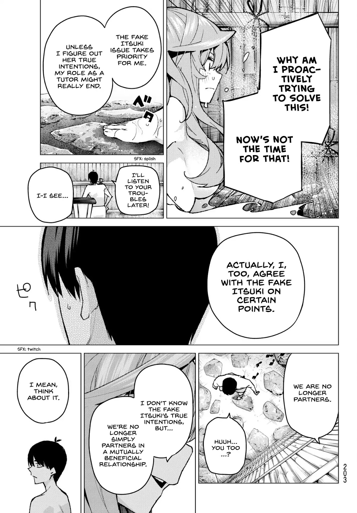 Go-Toubun no Hanayome Chapter 63 page 13 - Chapter 63: Scrambled Eggs ③