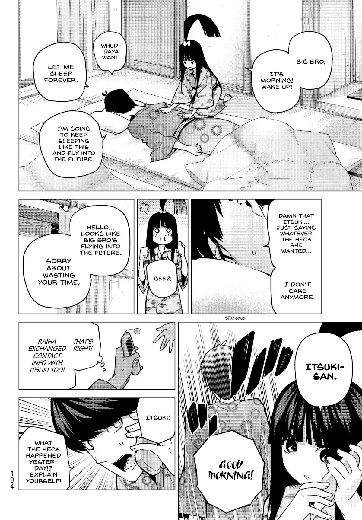 Go-Toubun no Hanayome Chapter 63 page 4 - Chapter 63: Scrambled Eggs ③