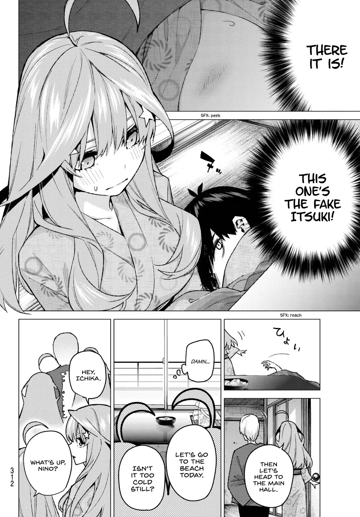 Go-Toubun no Hanayome Chapter 64 page 10 - Chapter 64: Scrambled Eggs ④