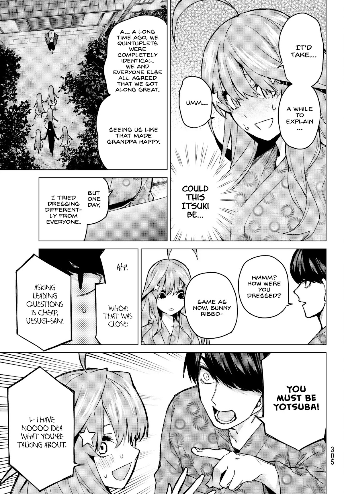 Go-Toubun no Hanayome Chapter 64 page 3 - Chapter 64: Scrambled Eggs ④